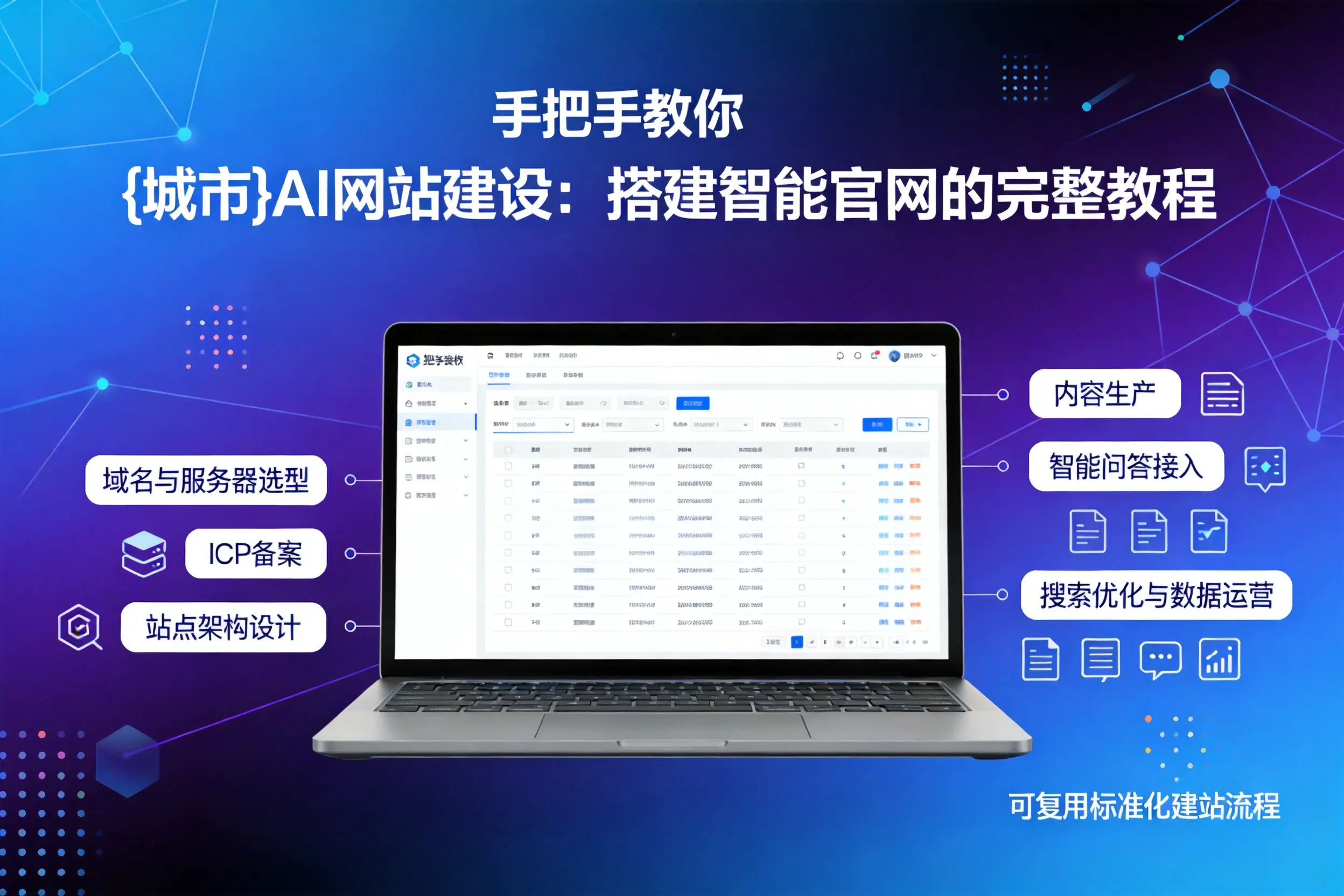 手把手教你丽水AI网站建设：搭建智能官网的完整教程