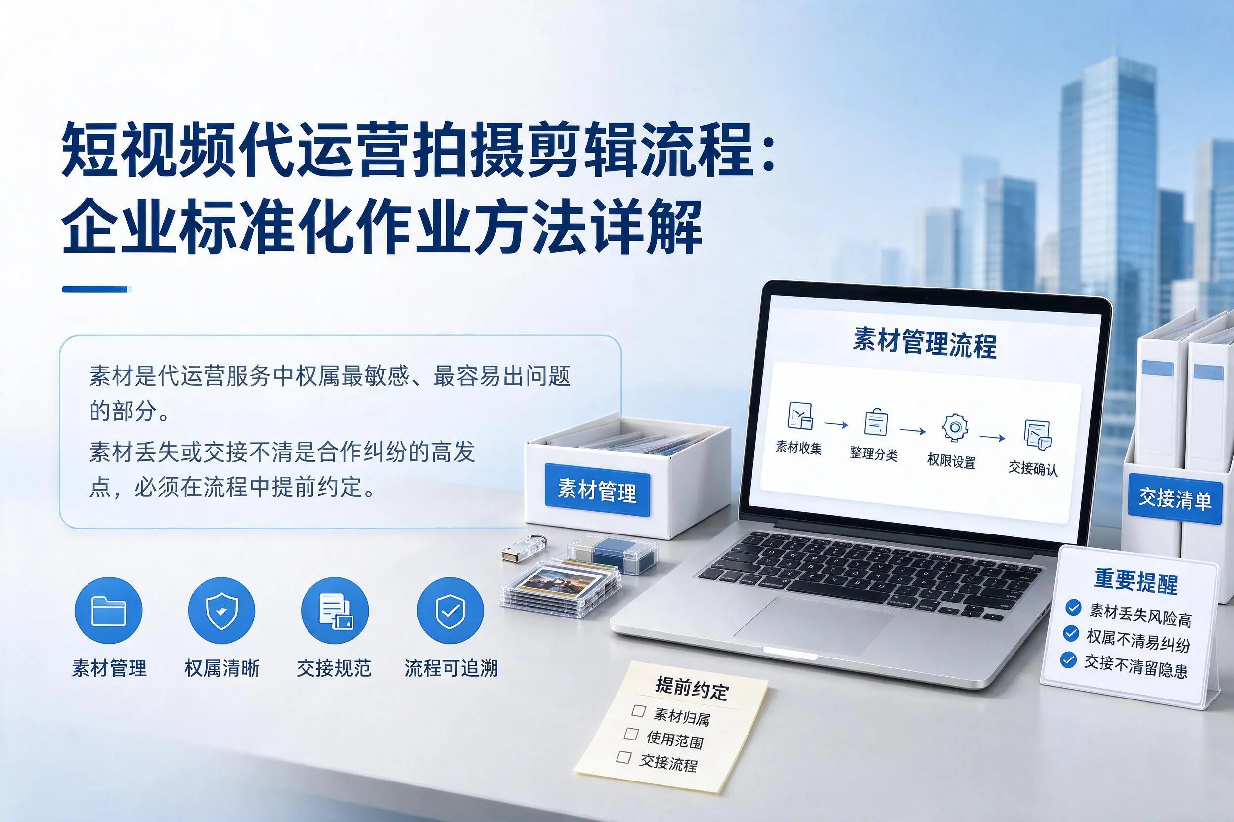 短视频代运营拍摄剪辑流程:丽水企业标准化作业方法详解