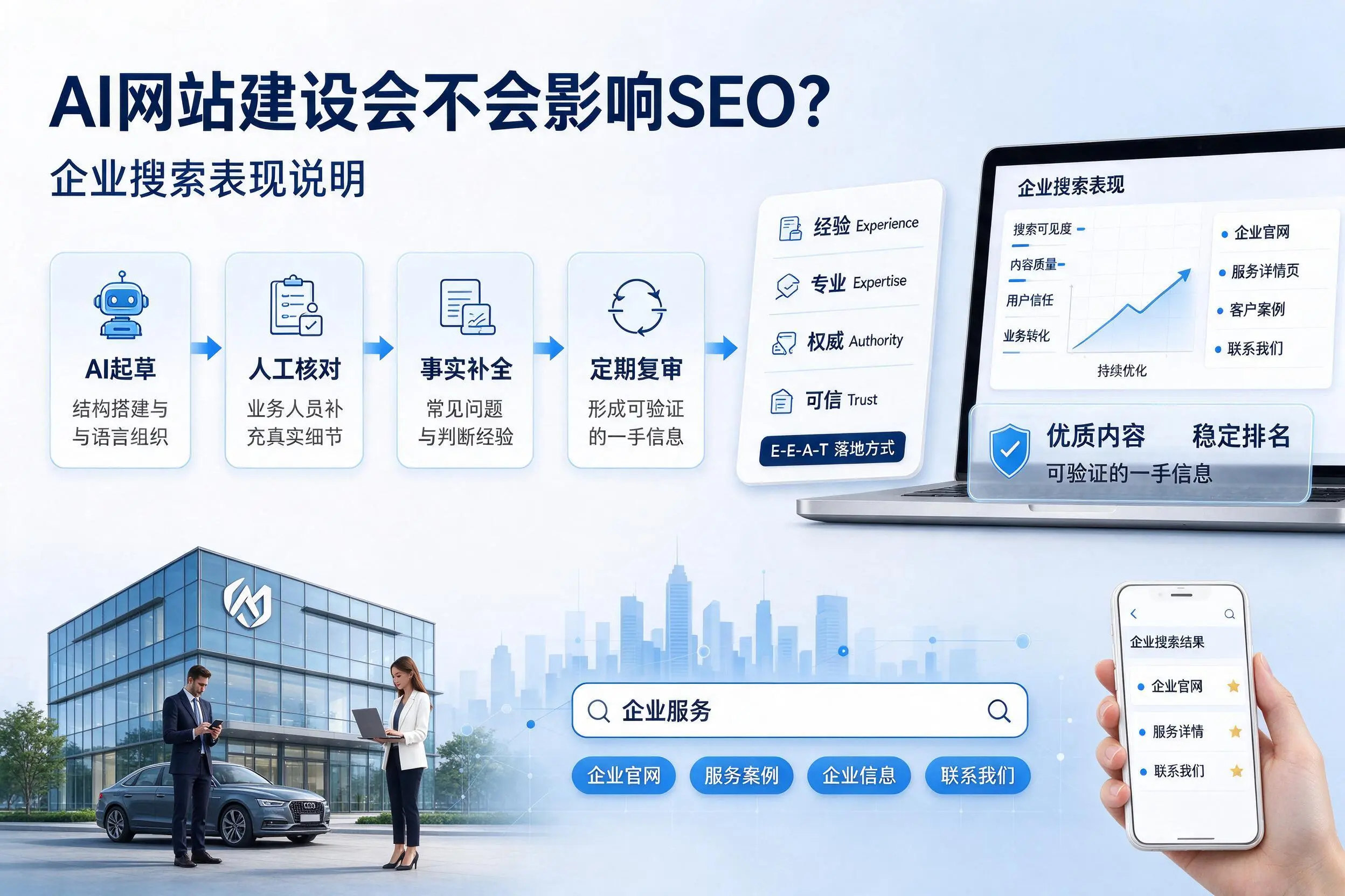 AI网站建设会不会影响SEO?丽水企业搜索表现说明