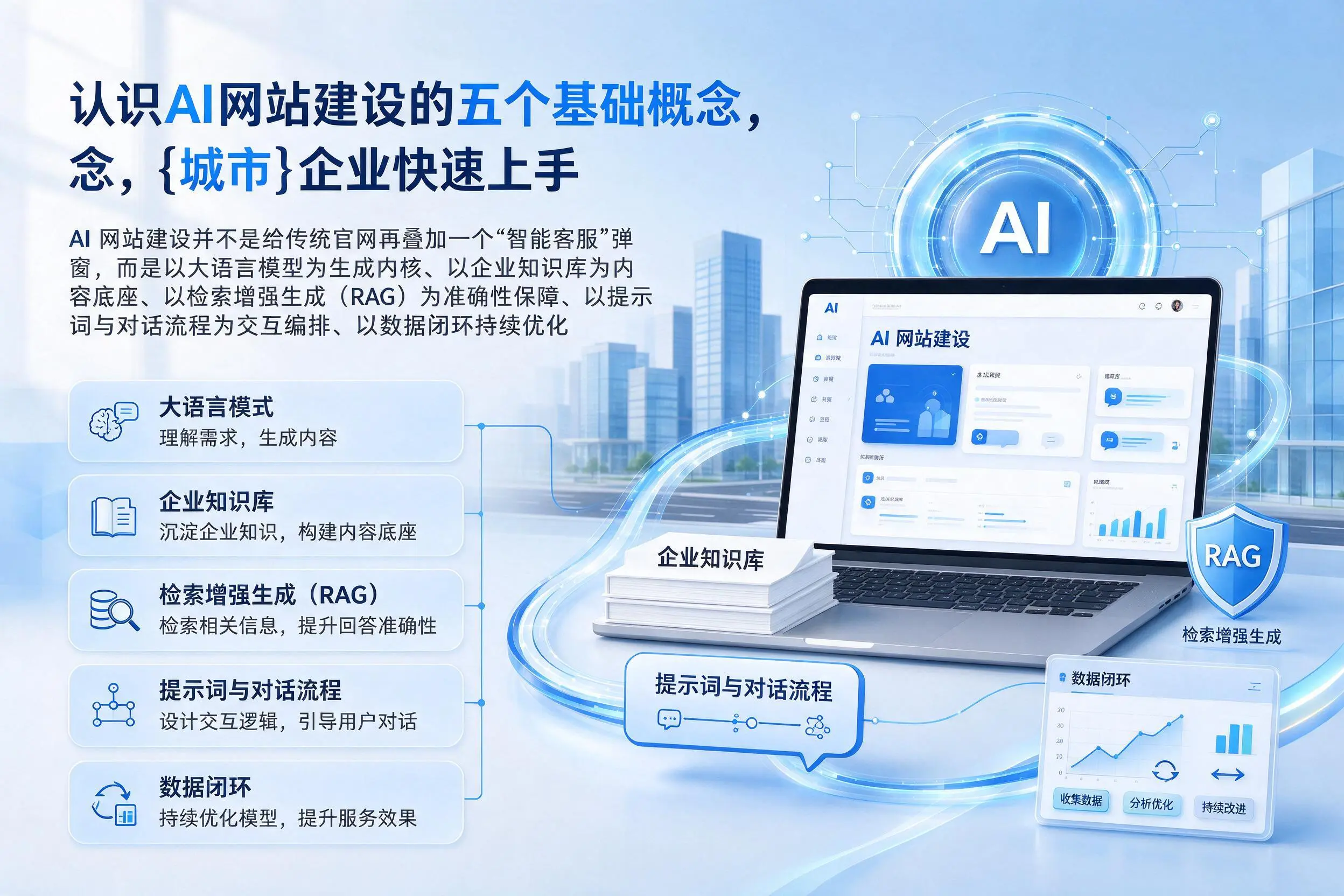 认识AI网站建设的五个基础概念，丽水企业快速上手