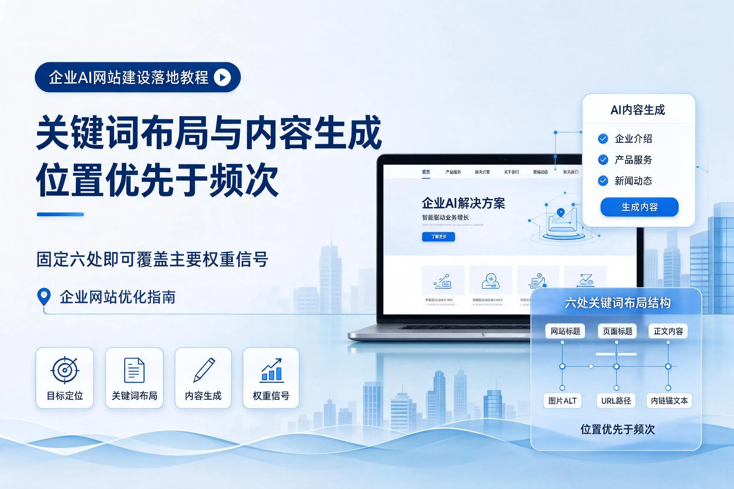 丽水企业AI网站建设落地教程:关键词布局与内容生成